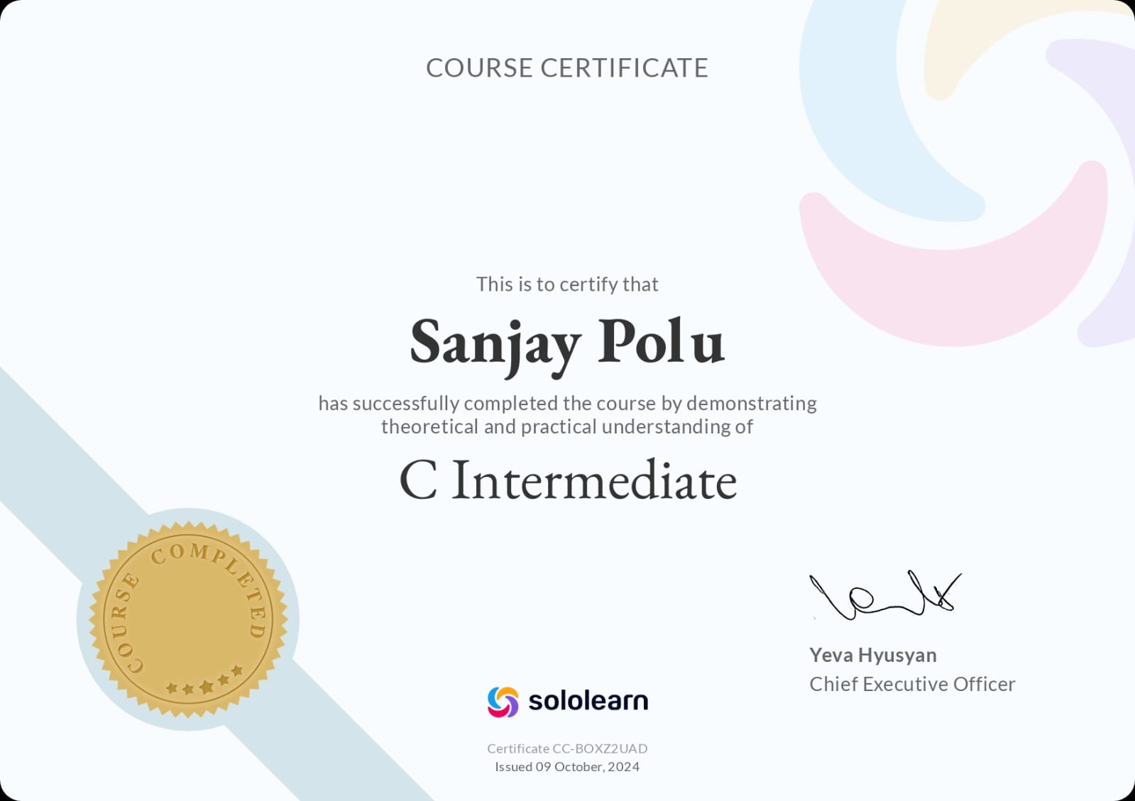 Polu Sanjay | Portfolio